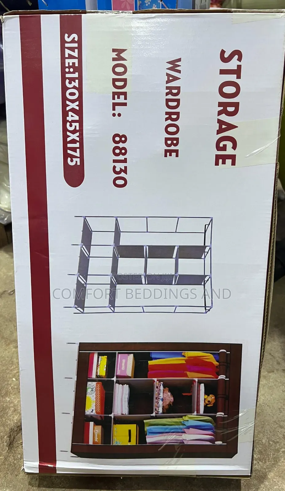 Three Column Metal Frame Closet