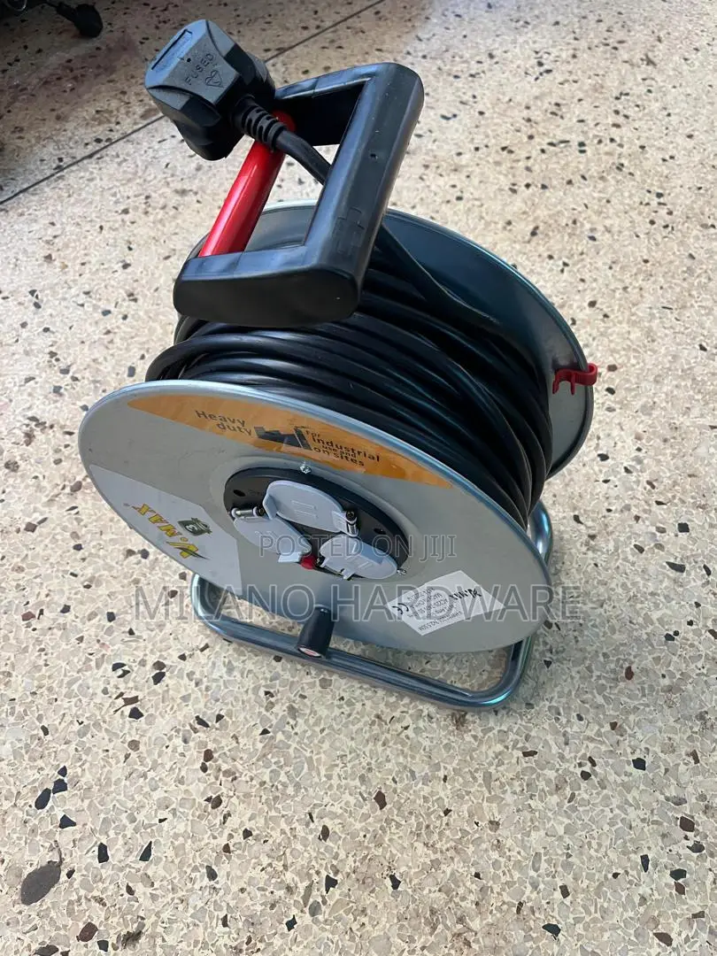3-Way Heavy Duty Socket Cable Reel 50M