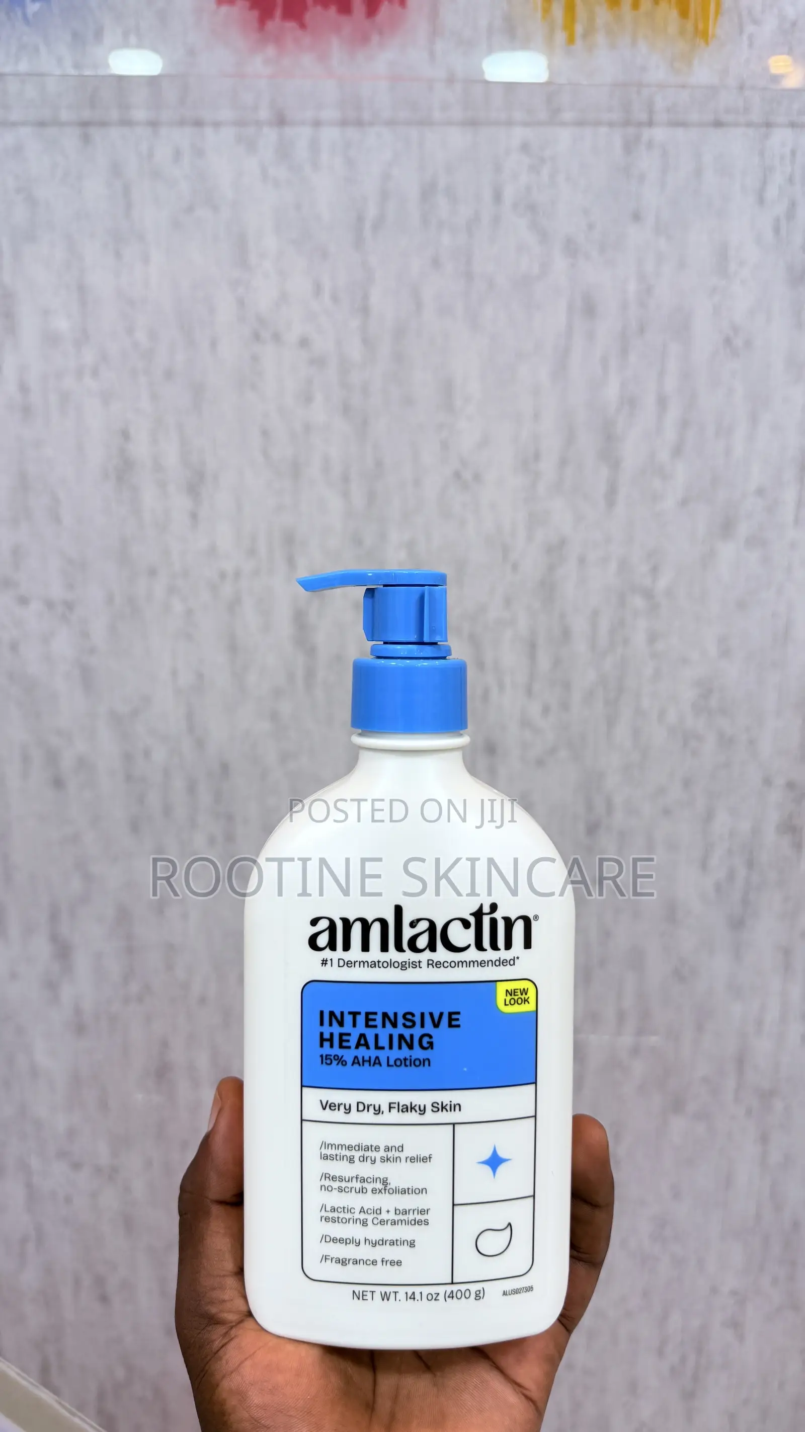 Amlactin Intense Healing 15% Lactic Acid for Rough, Bumpy Skin Lotion