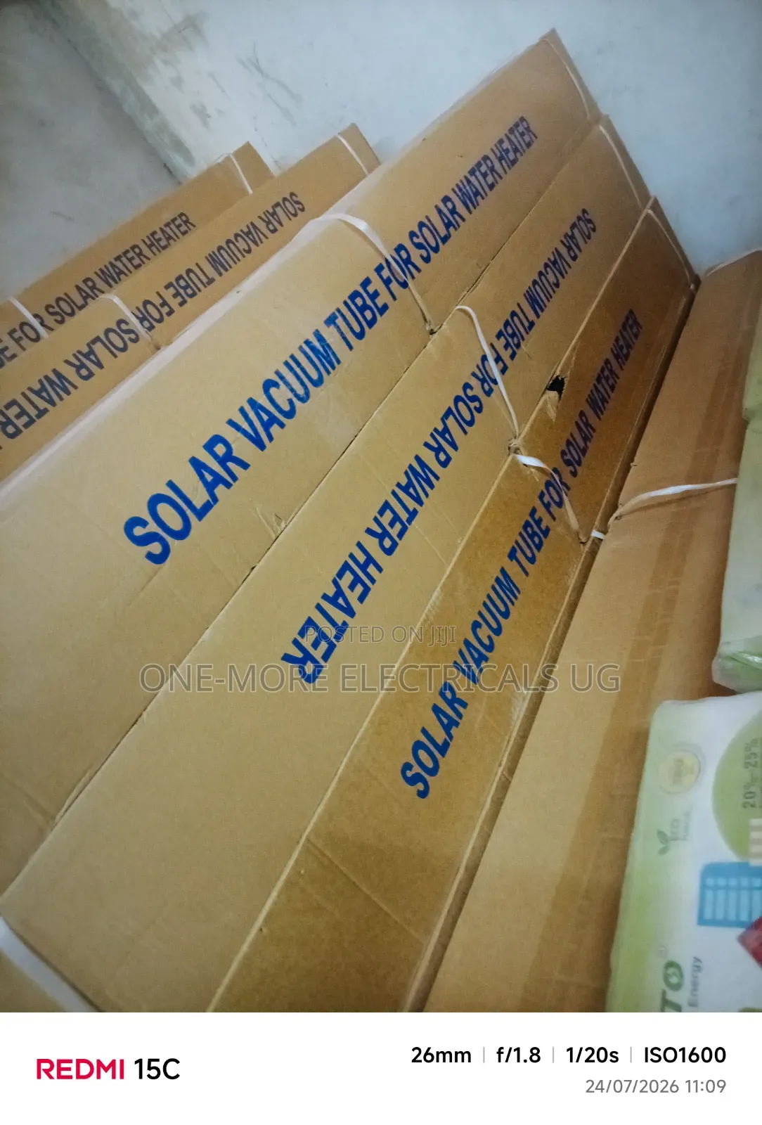 Solar Vacuum Tubes for Water Heaters.