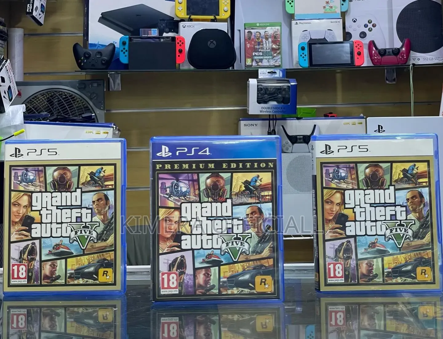 GTA 5 Game CDs for Both PS4 and Ps5. Brand New and Sealed