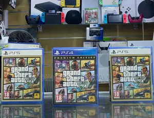 GTA 5 Game CDs for Both PS4 and Ps5. Brand New and Sealed