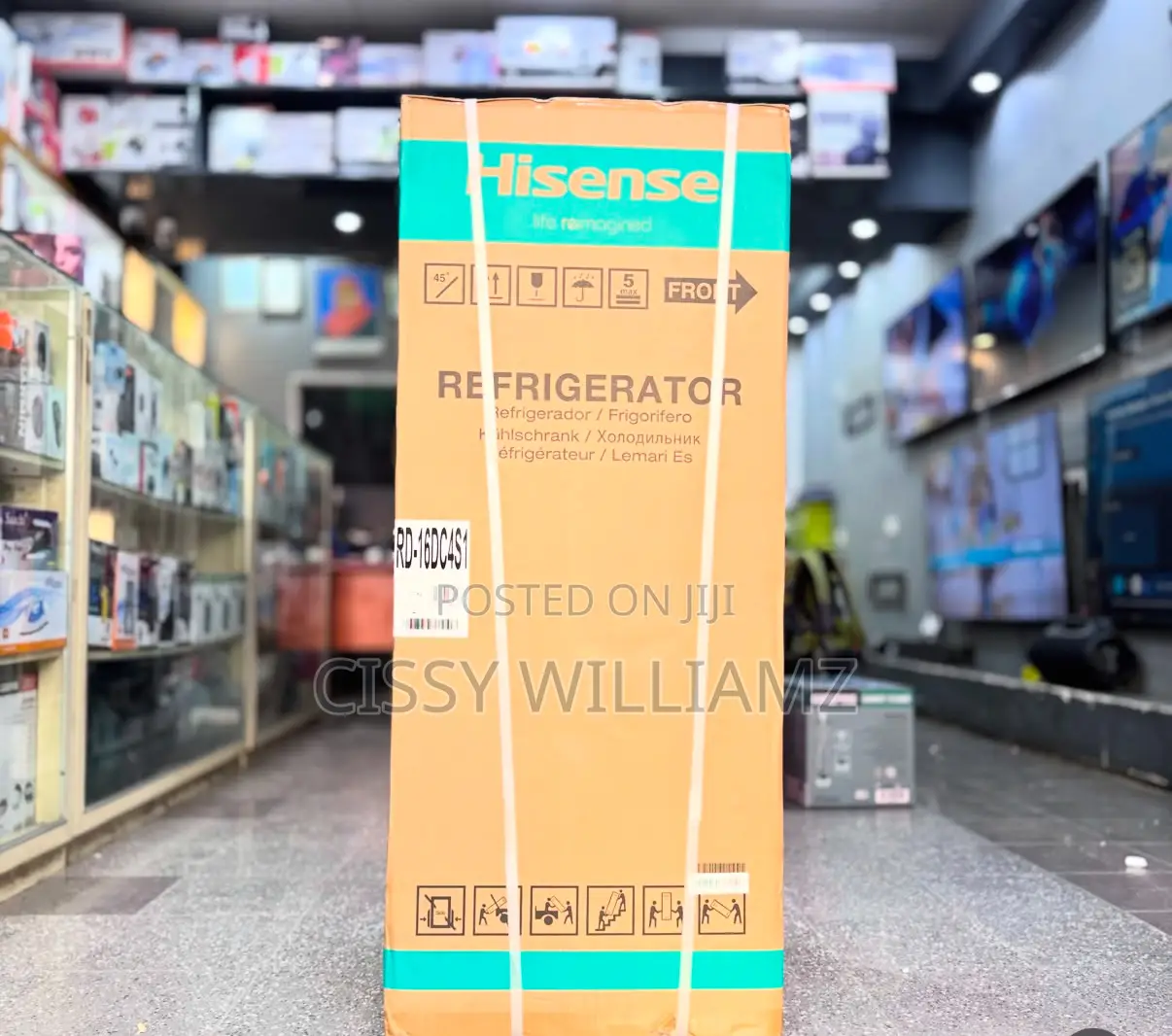 Hisense 160L Double Door Fridge