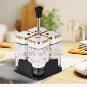 Revolving Spice Rack Organizer ~ 4 Jar
