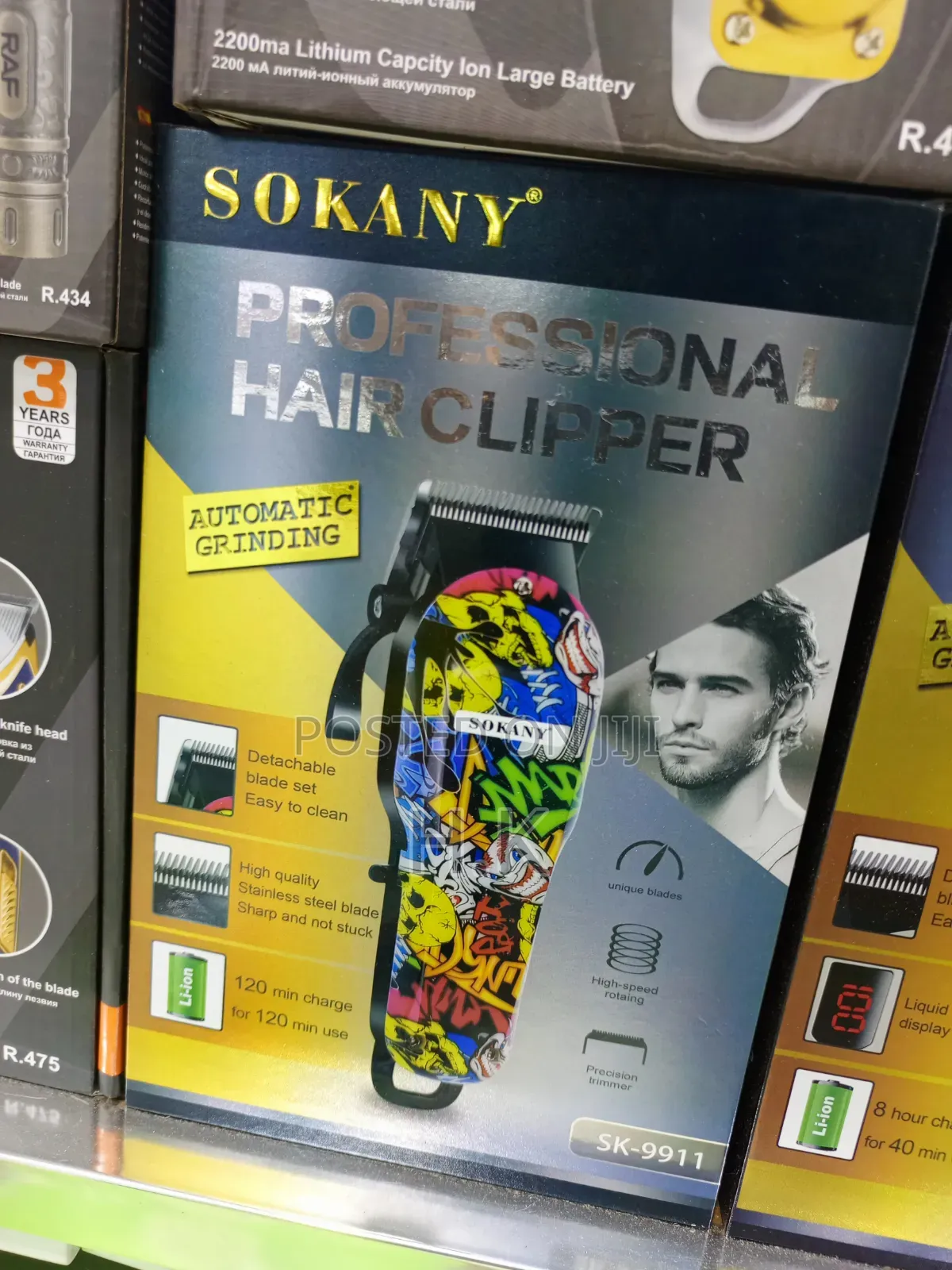 Sokany Professional Hair Clipper (Model SK-9911)