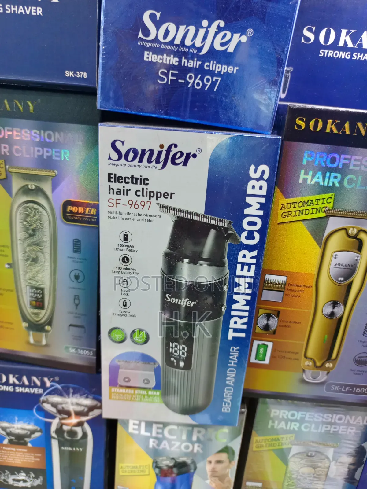Sonifer Electric Hair Clipper (Model SF-9697)