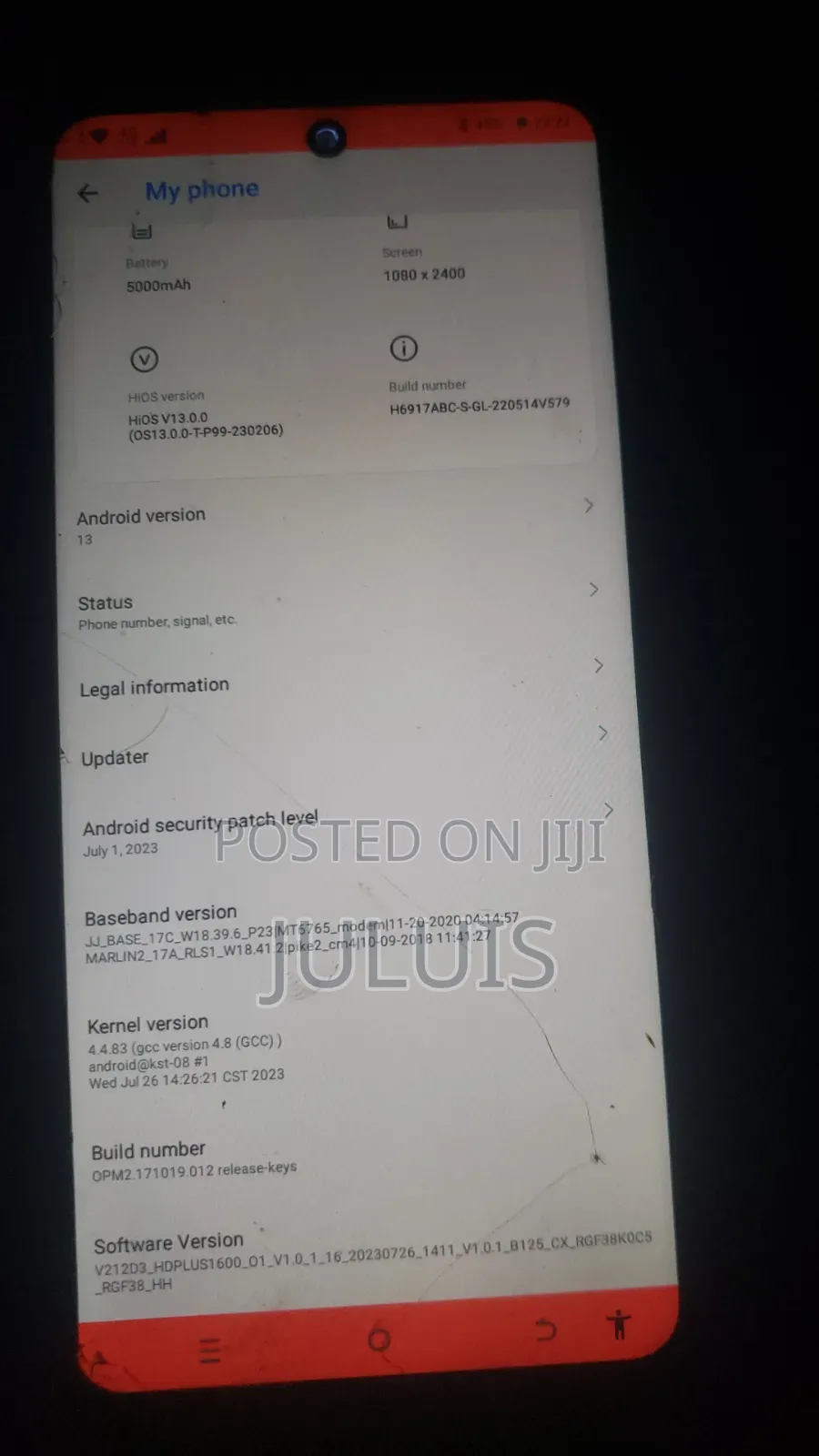 Tecno Camon 20 128 GB Black