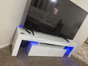 Wooden TV Stand With 2 Cabinets | TV Table Executive