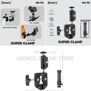 Jmary MS-90 for Action Cameras Super Clamp Mount Magic Arm Double