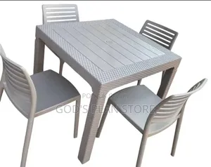 Monarch Plastic Table and Chairs Plastic Table and Chairs