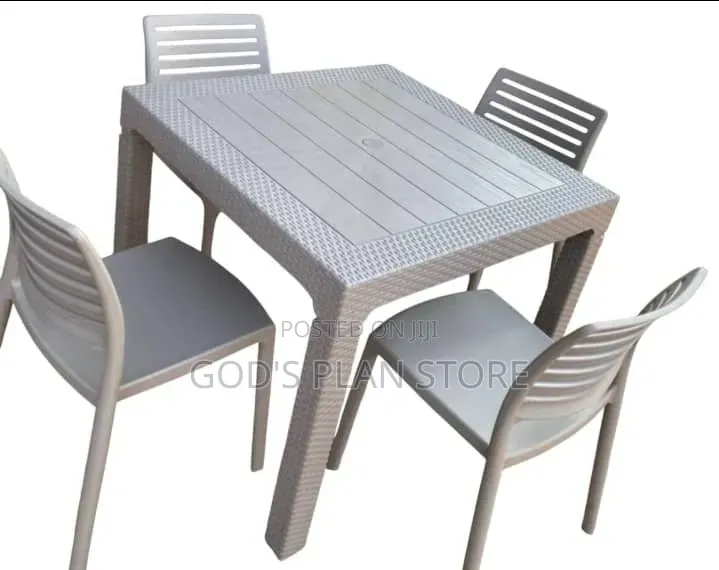 Monarch Plastic Table and Chairs Plastic Table and Chairs