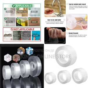 1 Piece of Nano Double Sided Tape Heavy Duty Extra Strong Waterproof