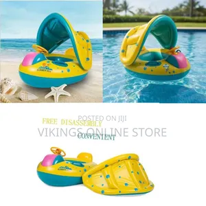 Jellydog Baby Pool Float, Inflatable Baby Clamshell Swimming Pool