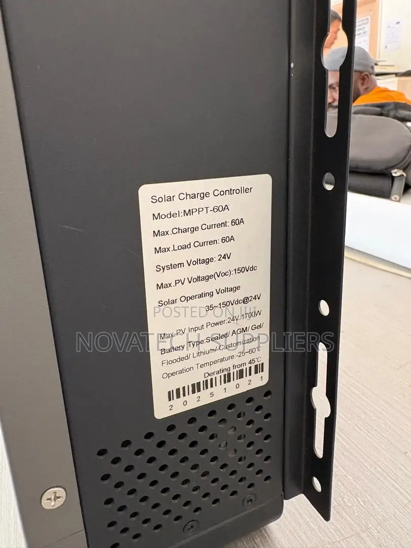 Efficient MPPT 60A Controller for Home and Off-Grid Solar