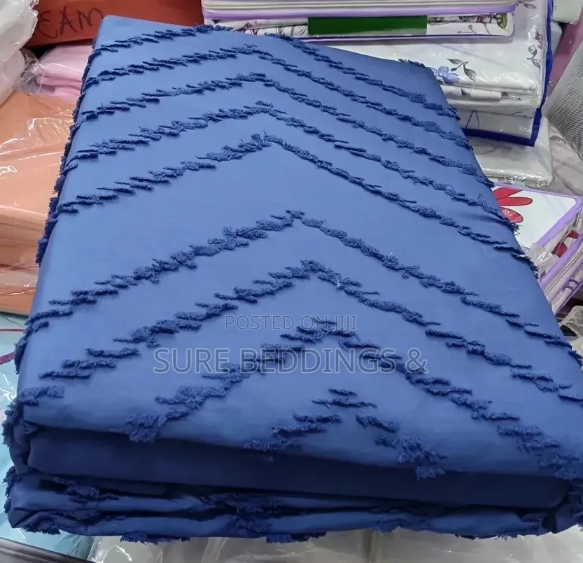 Blue Tufted Duvet Covers