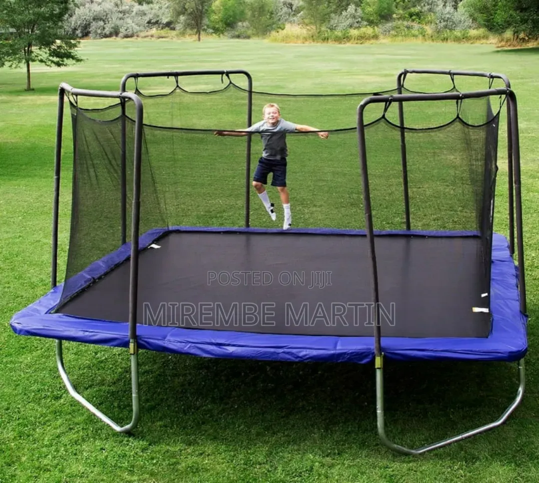 4m X 4m Square Strong Kids Trampoline.