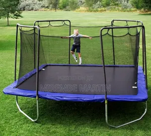 4m X 4m Square Strong Kids Trampoline.