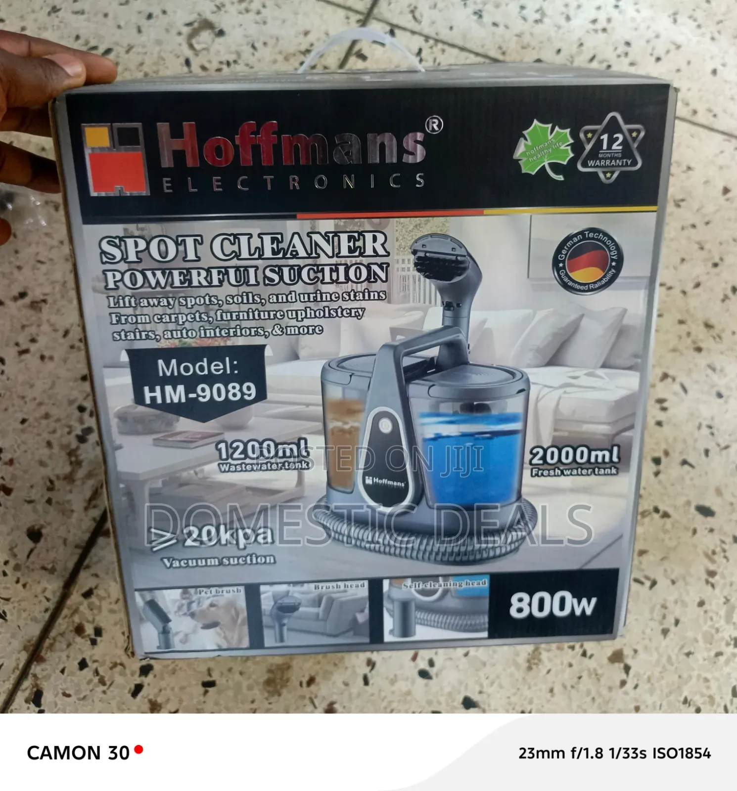 Hoffmans Electronics Model HM-9089 Spot Cleaner