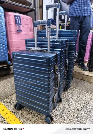 Original Executive Plastic Suitcases. Full Set. 3pcs in 1 Set