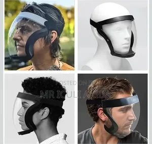 Anti-Fog Full-Face Protectiv Shield Mask WTH Clear Polycarbonate Visor