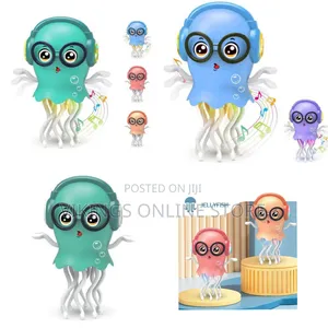 Rechargeable Cartoon Dancing Octopus Toy 360 Degree Rotating