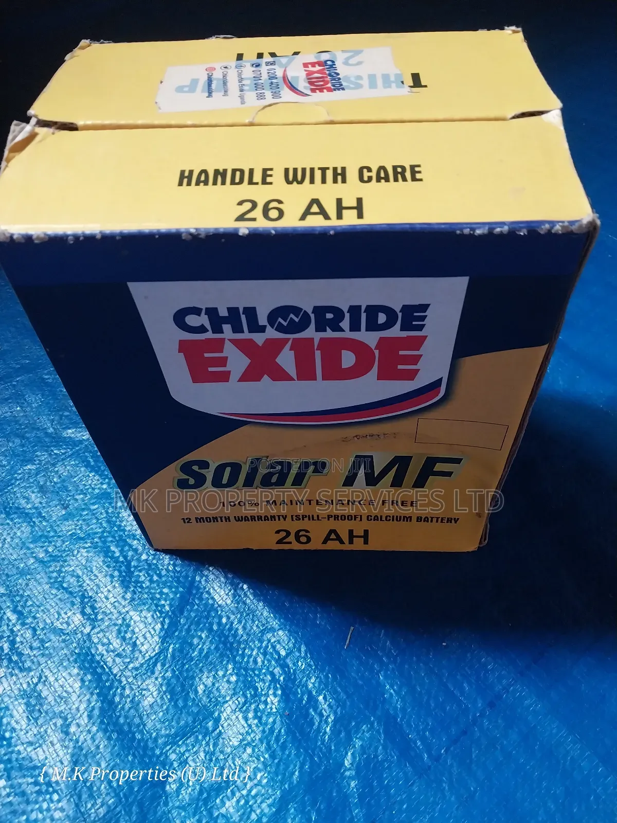 26ah Chloride Exide Solar Battery