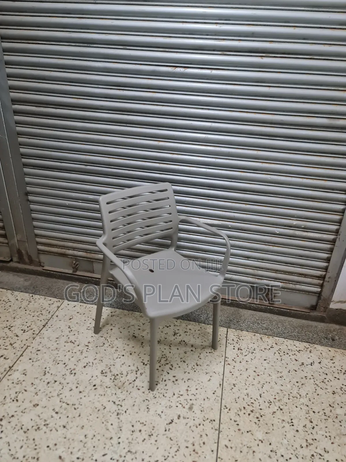 Nexus Plastic Chairs Plastic Chairs for Outdoor Dining Gray