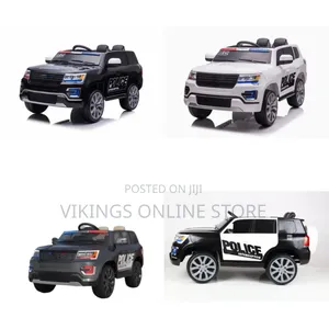 12V Ride on Police Car for Kids, Toddlers Electric Police Vehicles