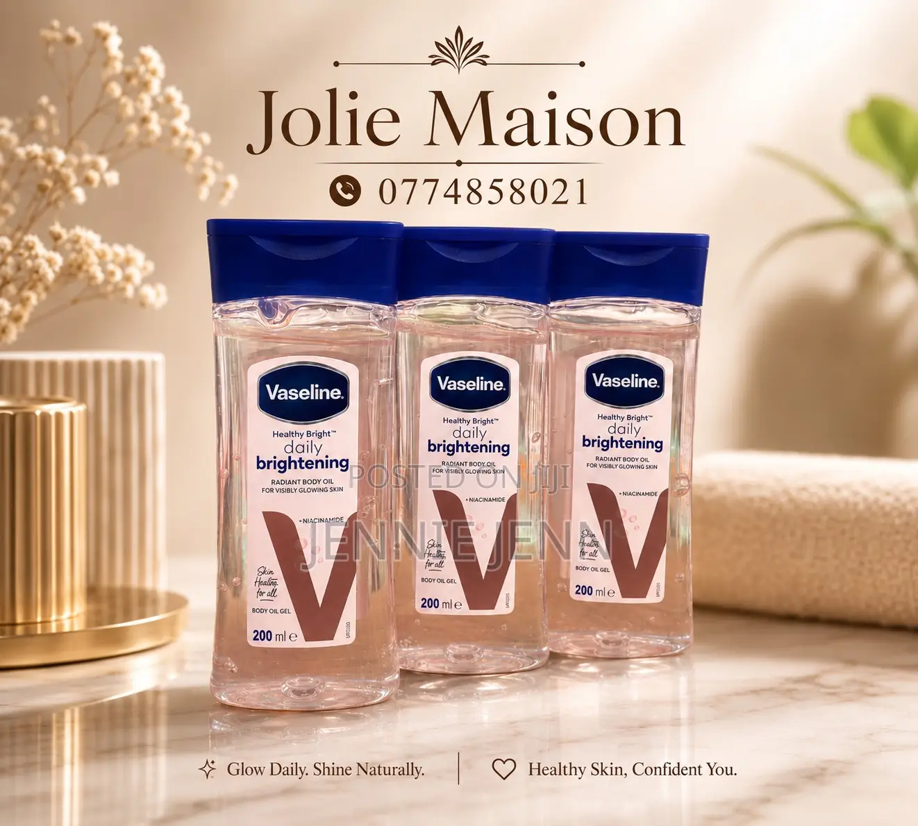 Vaseline Brightening Body Gel