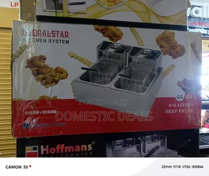 Globalstar GS82A Double-Tank Electric Deep Fryer