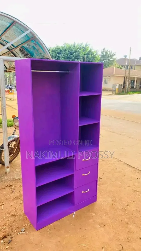 Purple Open Wardrobe