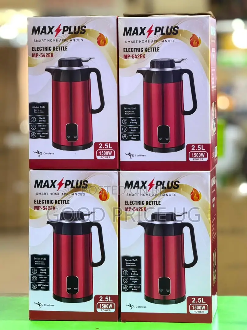 Max Plus Electric Kettle, Model MP-542EK. 2.5L