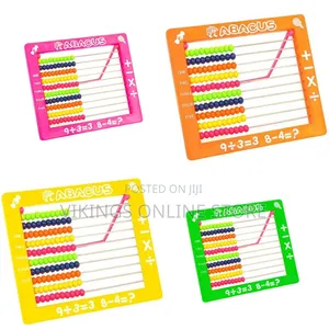 Abacus Educational Counting Frame for Kids to Count, Add Subtract