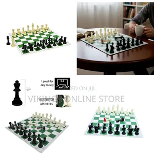 51 X 51cm the Criff Foldable Tournament Chess Set With Solid Plastic