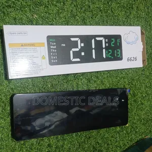 Digital Wall Clock With Remote Control