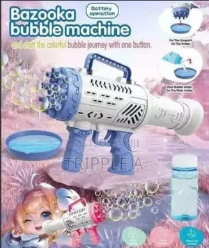 Unique Kids Bazooka Bubble Machine Gun