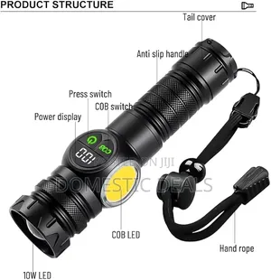 Ultra-Bright Waterproof LED Flashlight