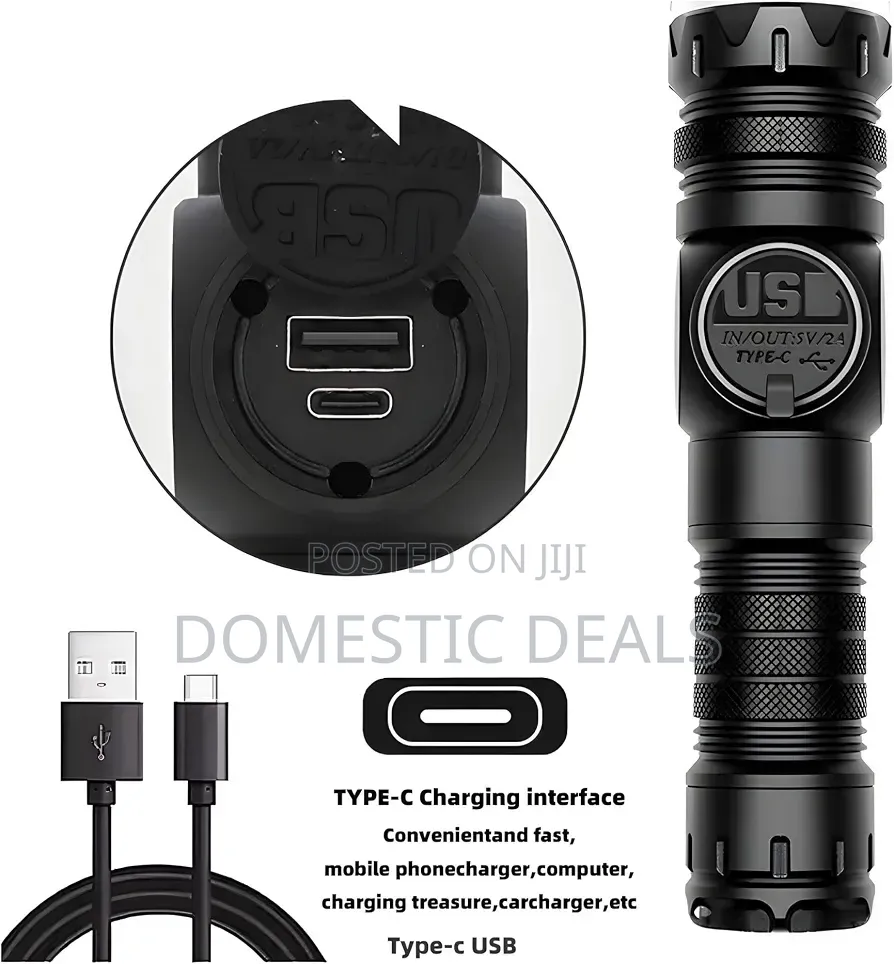 Ultra-Bright Waterproof LED Flashlight