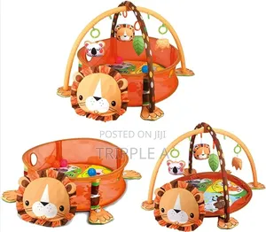 3 in 1 Cartoon Baby Infant Activity Gym Play Mat