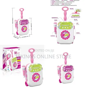 Melody Music Trunk Singing Kids Microphone Toy Set T Runk Singing