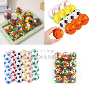 12 PCS Football Squeezy Stress Relief Balls Playset for Kids Mini