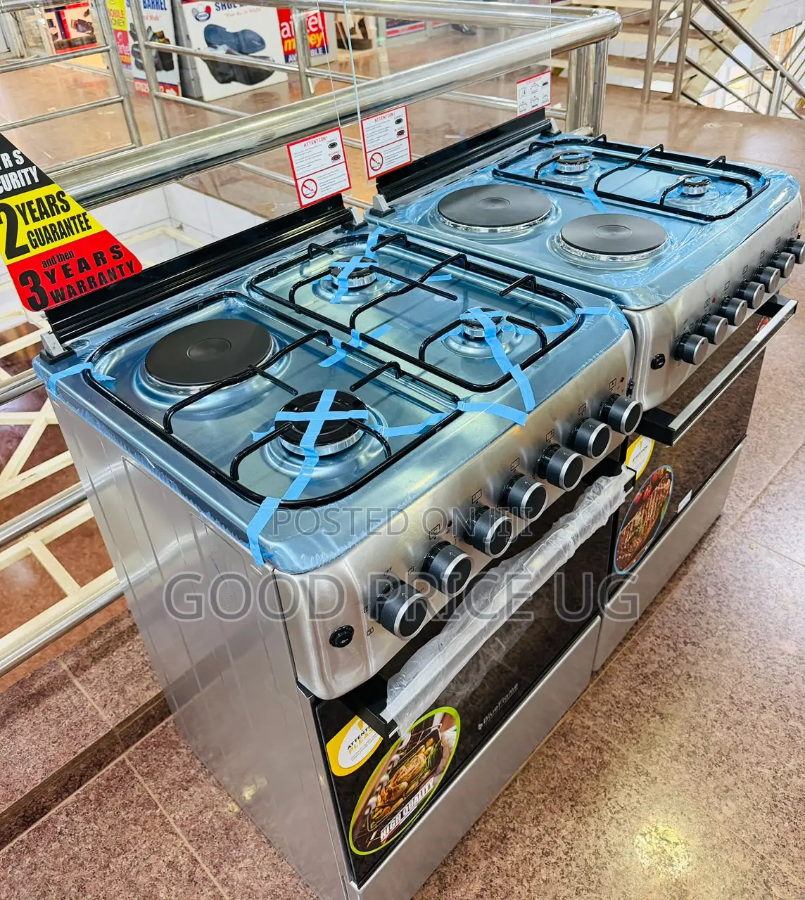 E Blueflame Brand 60x60cm Freestanding Cookers