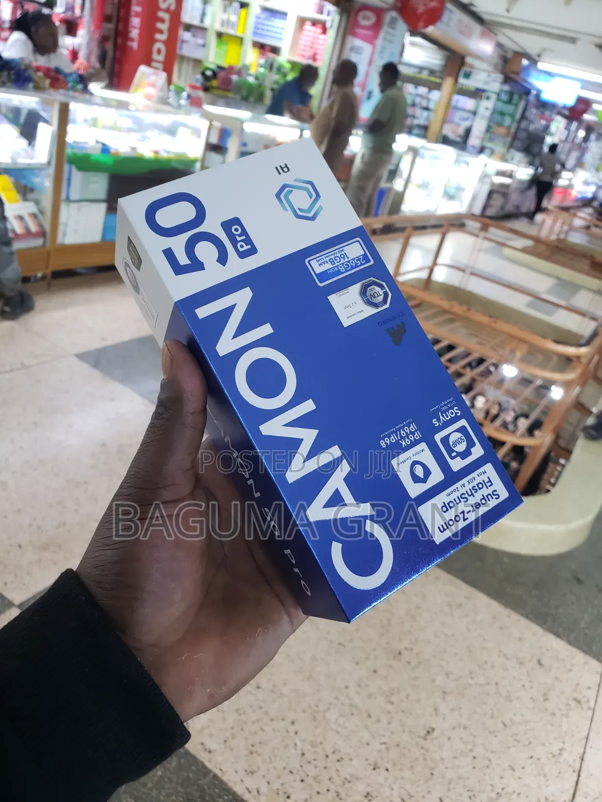New Tecno Camon 50 Pro 256 GB Gray