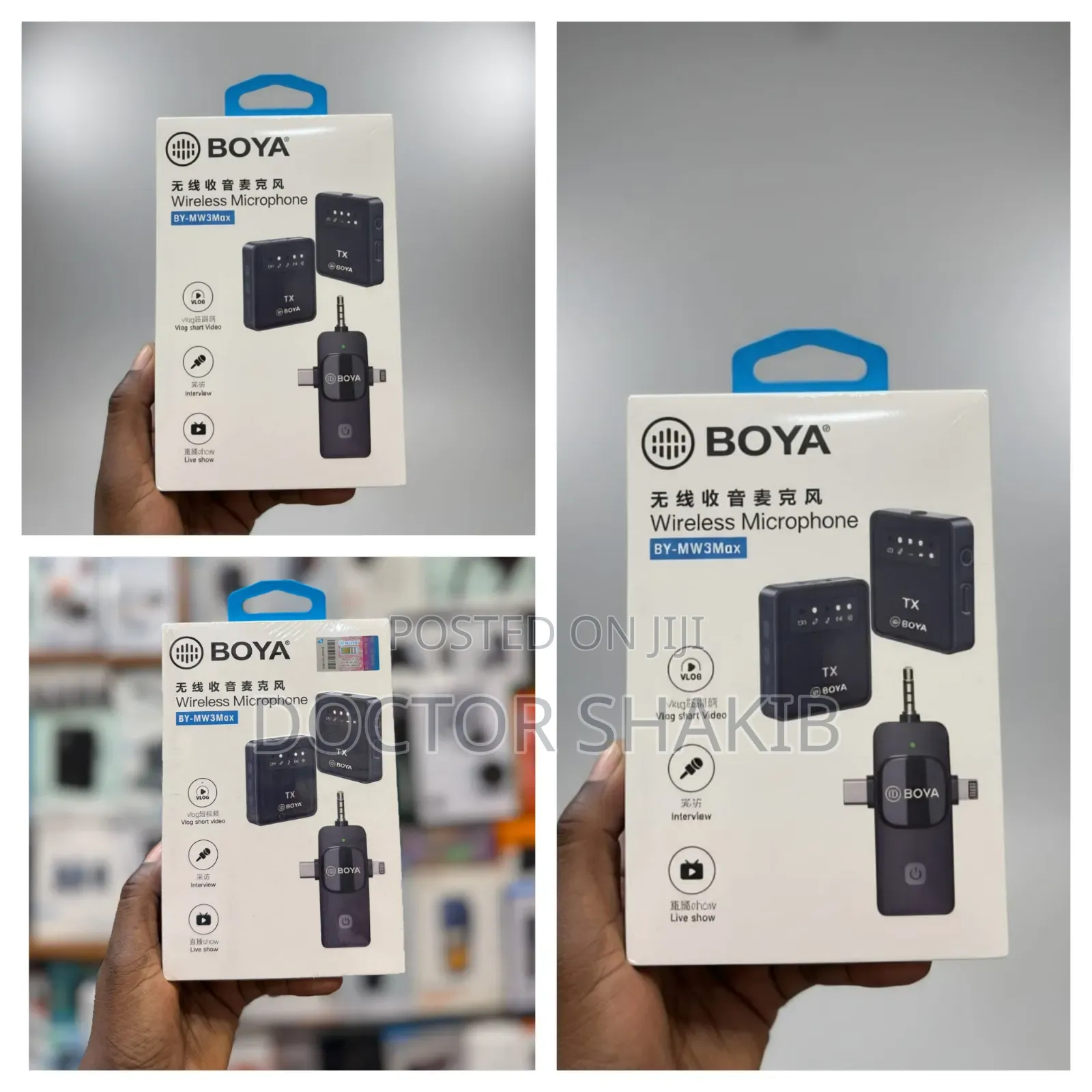 Boya BY-MW3MAX Wireless Microphone System