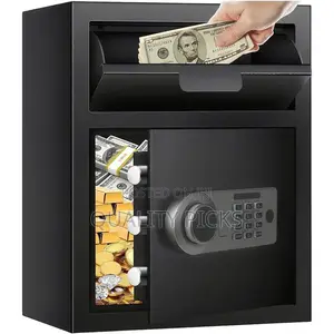 Anti-Theft Fireproof Depository Safe for Business With Drop Slot,