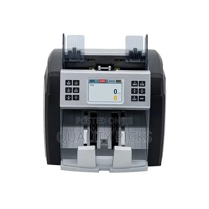 Heavy-Duty Front-Loading Money Counter Mixed Currency Bill Counter