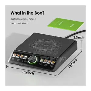 Oriamo FlexiCooker 2200W Electric Ceramic Hot Plate Single