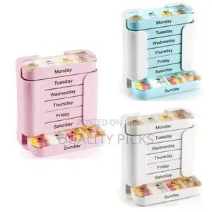 Stay on Track 7-Day Medication Organizer With 28 Compartments