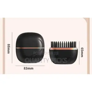 Mini Wireless Hair Straightener Brush With 3-Temp Settings