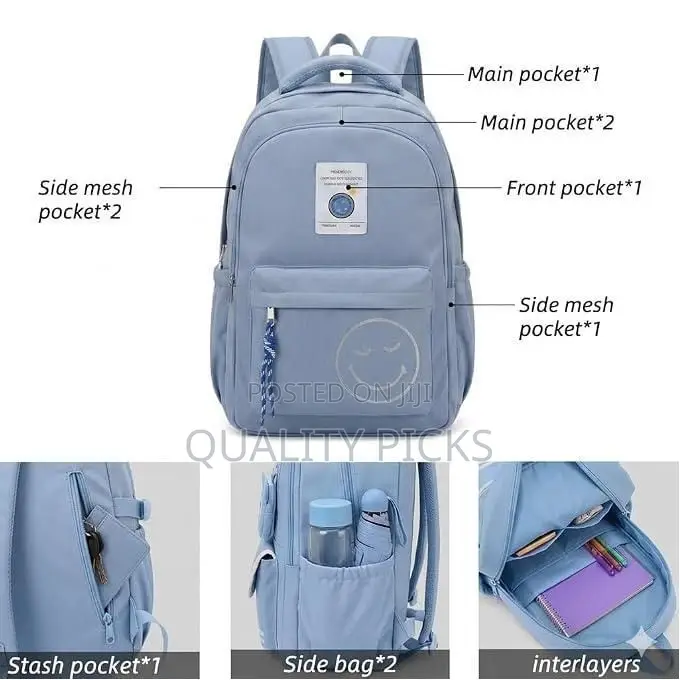 Anti-Theft Korean Laptop Backpack